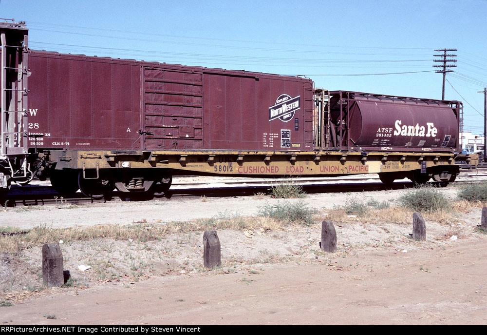 Union Pacific flat car UP #58012